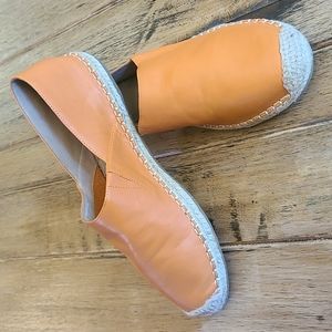 Eileen Fisher leather espadrille